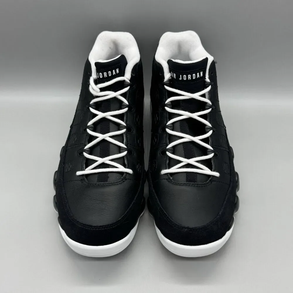 Nike Air Jordan 9 Golf G NRG Barons Low Shoes FN6930 001 Size 11.5 Black White